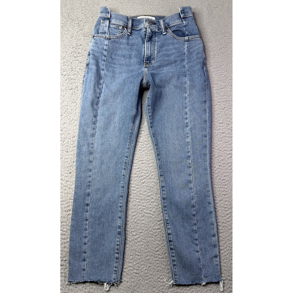 Abercrombie & Fitch Jeans Womens 27/4 S The Super Skinny Ankle High Rise Jeans